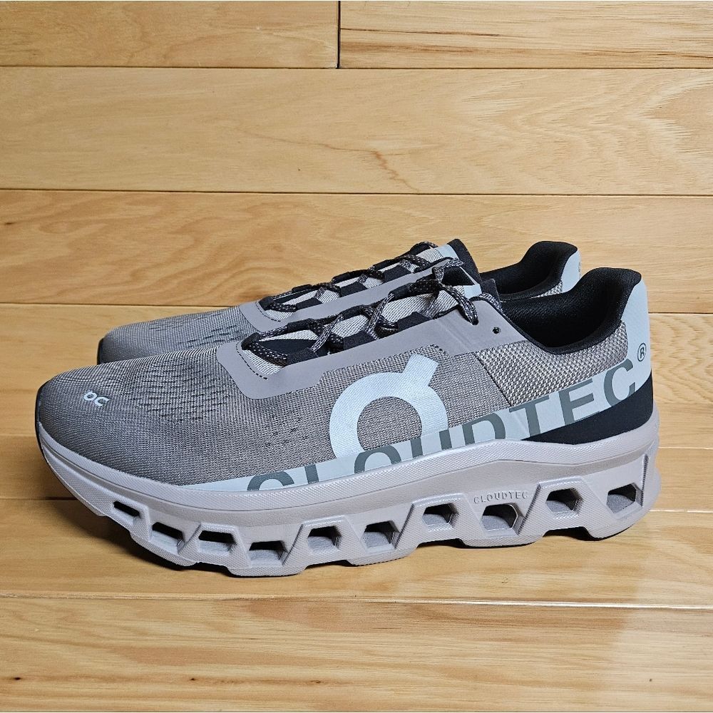 On Cloudmonster Cinder Fog Mens Running Shoe Sneaker - Picture 6 of 11